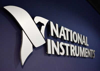 National Instruments | 3D-Buchstaben