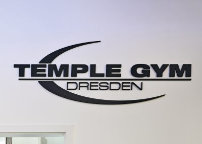 Temple Gym | 3D-Buchstaben